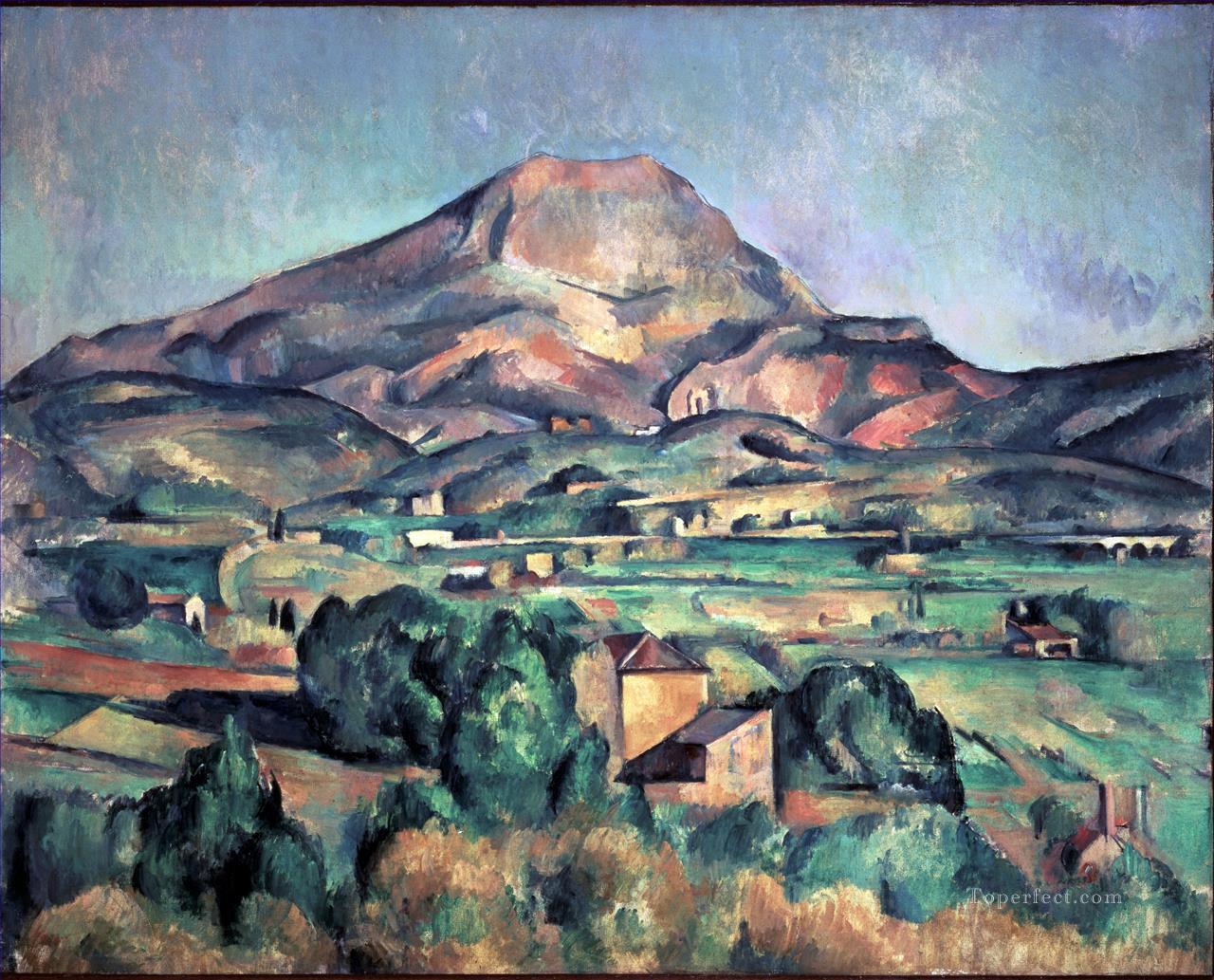 Mont Sainte Victoire 1895 Paul Cezanne Oil Paintings